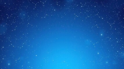 Obraz premium Blue foil background with scattered stars and constellations for a celestial theme, magical atmosphere, blue foil