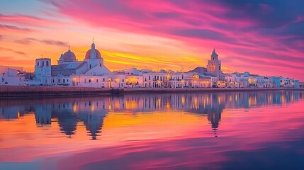 Obraz premium The beautiful city of Chiclana de la Frontera, Cadiz