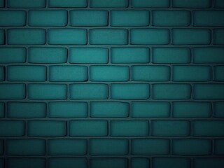 Concrete block wall with a dark greenish tint and rough texture, industrial aesthetic, grungy look, concrete block background