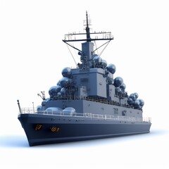 Naval Strike Force Warship Icon - The Mighty Guardian of the Seas