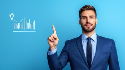 Dynamic Executive Unveiling Company Roadmap with Vibrant Infographics on Cutting-Edge Projector in Boardroom Meeting