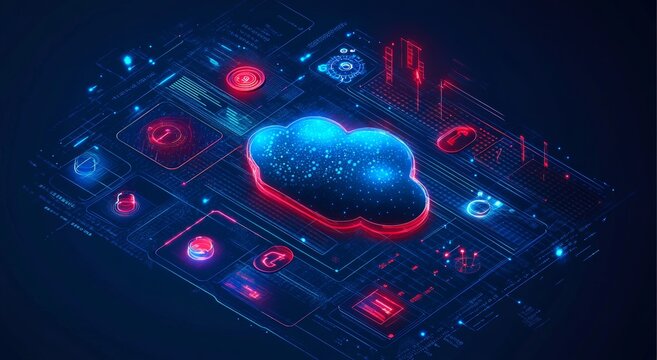 Futuristic Cloud Computing Concept with Security and Development Integration