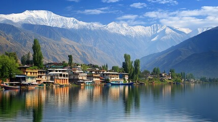 Mlountains and Kashmir and india -