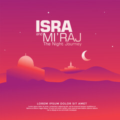 The night journey design greeting card l template