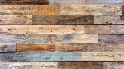 Naklejka premium Rustic Wooden Wall Close-Up Photography