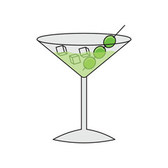 Cocktail illustration