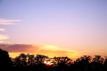 美しい夕焼け空