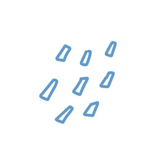 Obraz premium texture organic doodle 