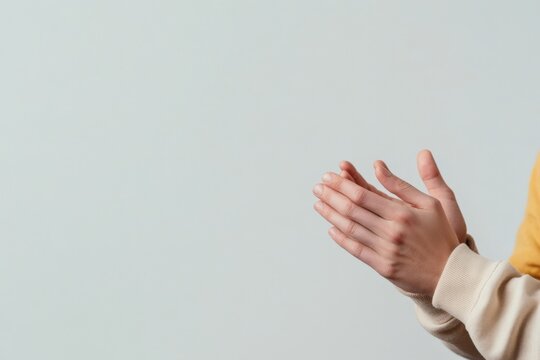 hands clapping in appreciation or celebration