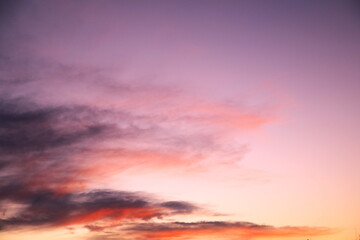 美しい夕焼け雲