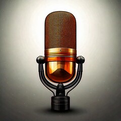 retro microphone
