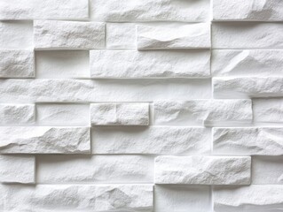 textured white stone wall background for interior design