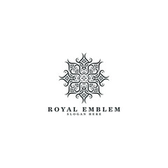 ornament art logo design template