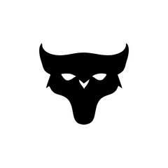 black jaguar head angry wild animal logo vector illustration template design © katsumatakun