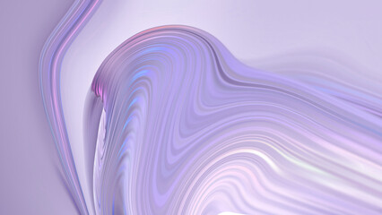 Abstract background with white holographic line in luxury pastel colors. Premium background design.