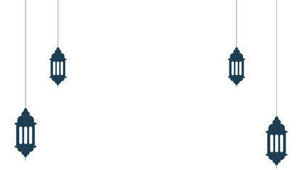 Islamic Greeting and Celebration Element Vector Art