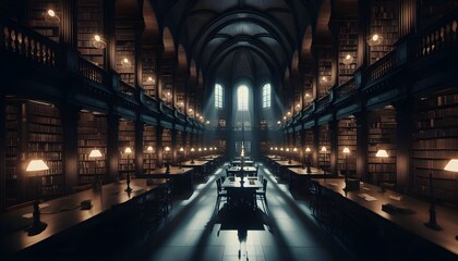 Fototapeta premium Grand Library Hall