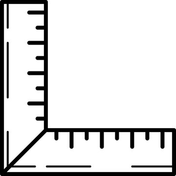 recommend clip art: ruler hammer construction carpentry tool outline illustration