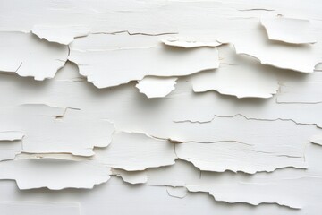 Fototapeta premium textured white wall with peeling paint for background or design