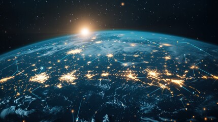 Earth's Global Network at Night