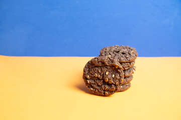 Pile of cereal cookies