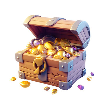 recommend clip art: Treasure Chest Full of Gold and Gems