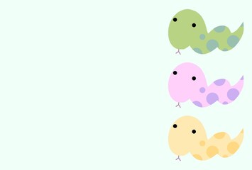 ヘビの背景　B-3 