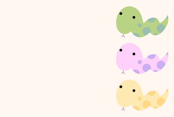 ヘビの背景　B-4