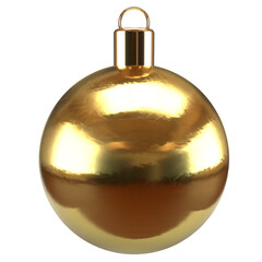 The  Christmas Ball for Holiday concept 3d rendering.