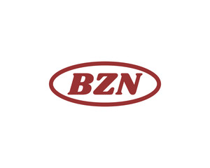 BZN logo design vector template. BZN