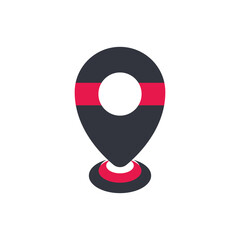 Location Logo Template Icon