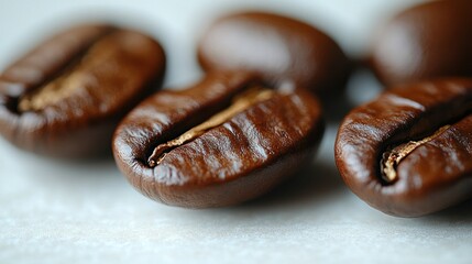 Fototapeta premium Close-up of roasted coffee beans. (2)