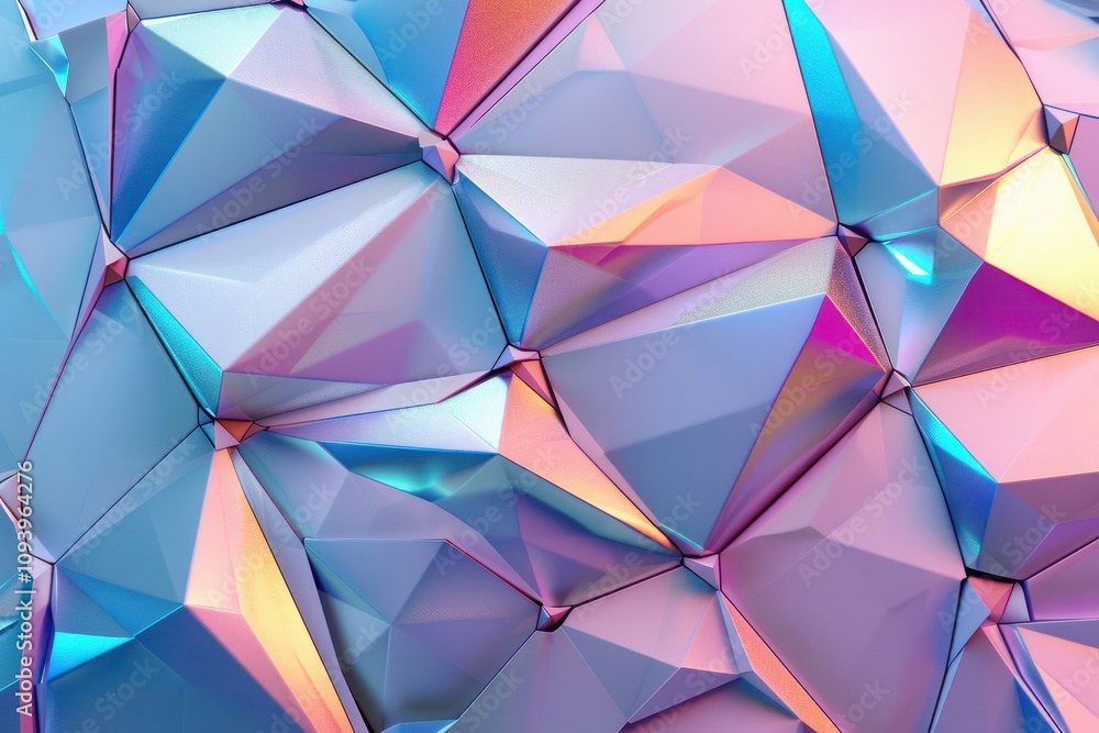Poster polygon texture abstract background 3d rendering