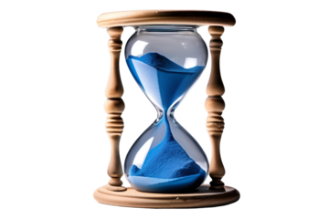 hourglass isolated on transparent background