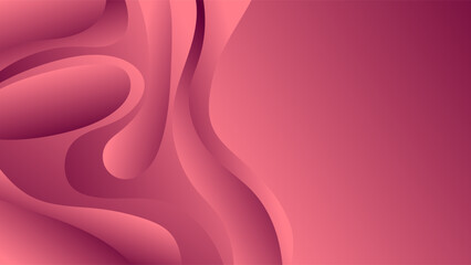 ABSTRACT RED BACKGROUND ELEGANT GRADIENT SMOOTH LIQUID COLORFUL DESIGN WITH HAND DRAWN SHAPES VECTOR TEMPLATE GOOD FOR MODERN WEBSITE, WALLPAPER, COVER DESIGN 