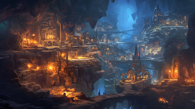 Dwarven Mines fantasy