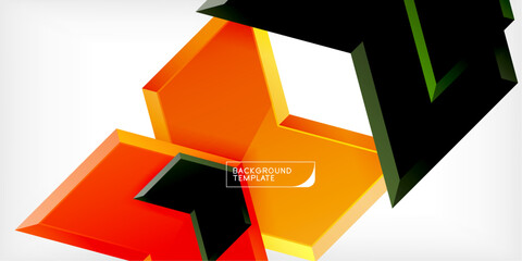 Technology dynamic arrow geometric background. Vector Illustration For Wallpaper, Banner, Background, Card, Book Illustration, landing page