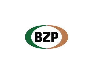 BZP logo design vector template. BZP