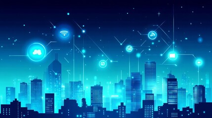 AI technology, urban connectivity, future tech cities