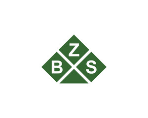 BZS logo design vector template. BZS