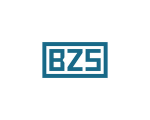 Obraz premium BZS logo design vector template. BZS