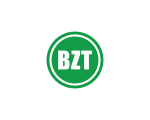 BZT logo design vector template. BZT
