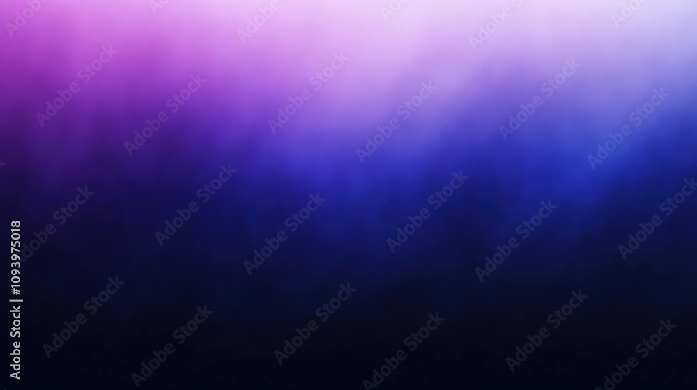 Poster a soft-focus gradient transitioning from deep navy blue to vibrant violet and lavender, creating a c