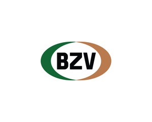 BZV logo design vector template. BZV