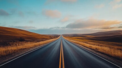 Fototapeta premium Open Road, Endless Possibilities