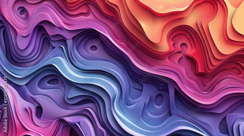 Aufkleber 3d background vector abstract pattern texture