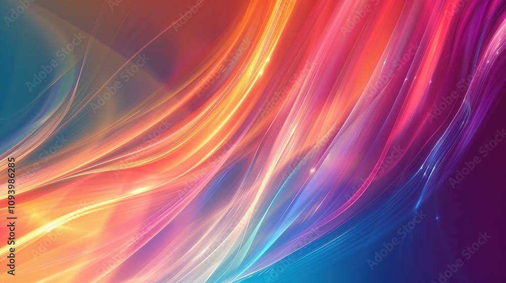 Poster abstract background.smooth gradient background color lines