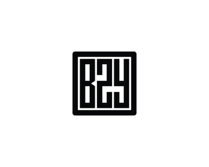 BZY Logo design vector template. BZY
