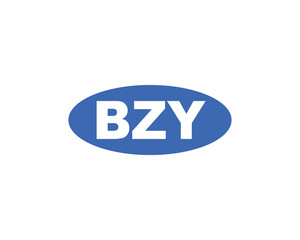 BZY Logo design vector template. BZY