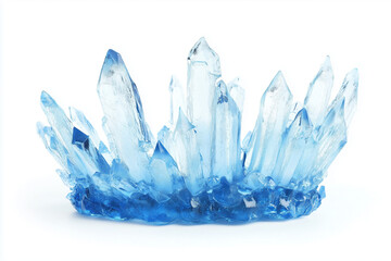 Ice queen crown isolated on a white background.